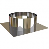 ТДПО-150н Плоское основание для турбодефлектора d150мм нержавеющая сталь,295мм*295мм