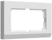 W0081801 белый рамка для 2-ной розетки