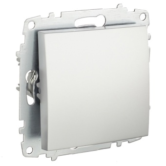 EL-BI Zena серый металлик выключатель 1клавишный механизм 609-011000-200