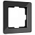 W0012708 Рамка на 1 пост Acrylic (черный)