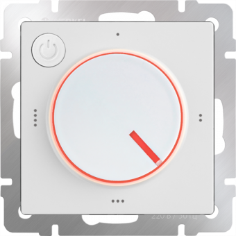 W1151101 Белый терморегулятор электромеханический для тёплого пола