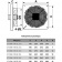 STORM YWF4E 350 Вентилятор осевой низкого давления с квадратной монтажной пластиной d350(2600м3/ч;150W;62dB)