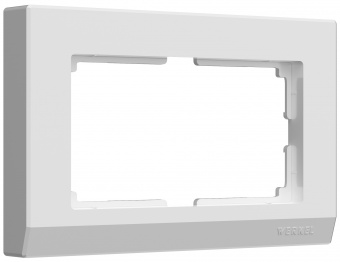 W0081801 белый рамка для 2-ной розетки
