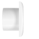 Вентилятор AURA 6С белый d150 на подшипниках 2 скорости (320м3/ч,33dB)+обратный клапан
