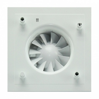 Вентилятор белый Silent-100 CMZ С ТЯГОВЫМ ВЫКЛЮЧАТЕЛЕМ (ШНУРОК) DESIGN  d100 (85м3/ч,26,5dB)+обратный клапан