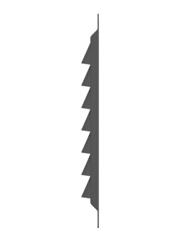 1515МЭ GRAY Решетка стальная с покрытием полимерной эмалью (Эра)