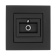 EL-BI Zena чёрный матовый розетка TV концевая механизм  609-014800-273