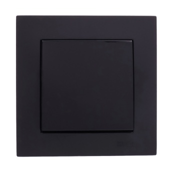 EL-BI Zena чёрный глянцевый 1клавишный выключатель механизм 609-013000-200
