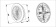 Вент.решетка  круглая d 100-150 с жалюзи с/с  Т-88 "Авента" регулируемый диаметр фланца