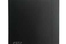 НОВИНКА!!! Теперь в продаже есть вытяжные вентиляторы испанского производства,фирмы S&P(Soler & Palau) в чёрном матовом цвете-Silent-100 CZ DESIGN BLACK MATT d100!!!!
