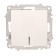 EL-BI Zena белый выключатель 1клавишный с подсветкой Led 609-010200-201