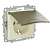 EL-BI Zena крем розетка с защитной крышкой с заземлением механизм 609-010300-218