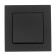 EL-BI Zena чёрный матовый 1клавишный выключатель механизм 609-014800-200