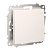 EL-BI Zena белый выключатель 1клавишный механизм 609-010200-200