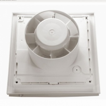 Вентилятор с таймером Silent-200 CRZ DESIGN белый d120 (175м3/ч,35dB)+обратный клапан