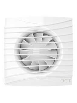 Вентилятор SILENT 5С белый d125 на подшипниках (180м3/ч,30dB)+обратный клапан