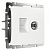 W1181301 Белый механизм Розетка ТВ+Ethernet RJ-45 6 cat.