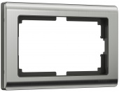 W0081602 глянцевый никель рамка для 2-ной розетки